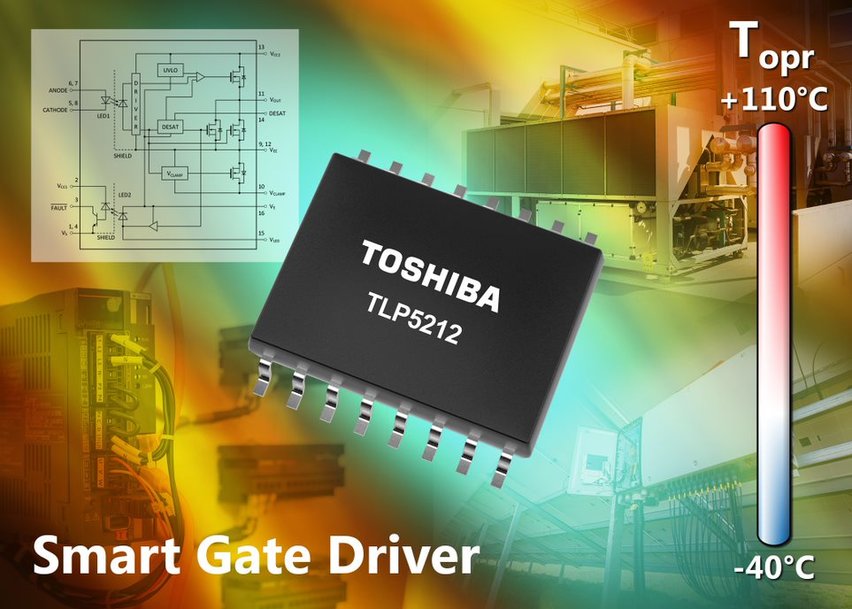 Toshiba lance un photocoupleur driver de grille intelligent 2,5 A pour la commande et la protection des IGBT et MOSFET d’applications industrielles